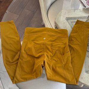 lululemon athletica Mustard Leggings